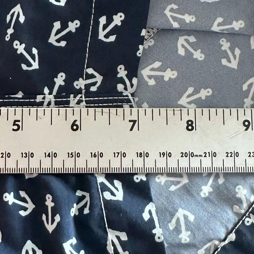 J. Crew Nautical Swim Board Shorts Mens 32 Navy‎ Anchors Coastal Preppy